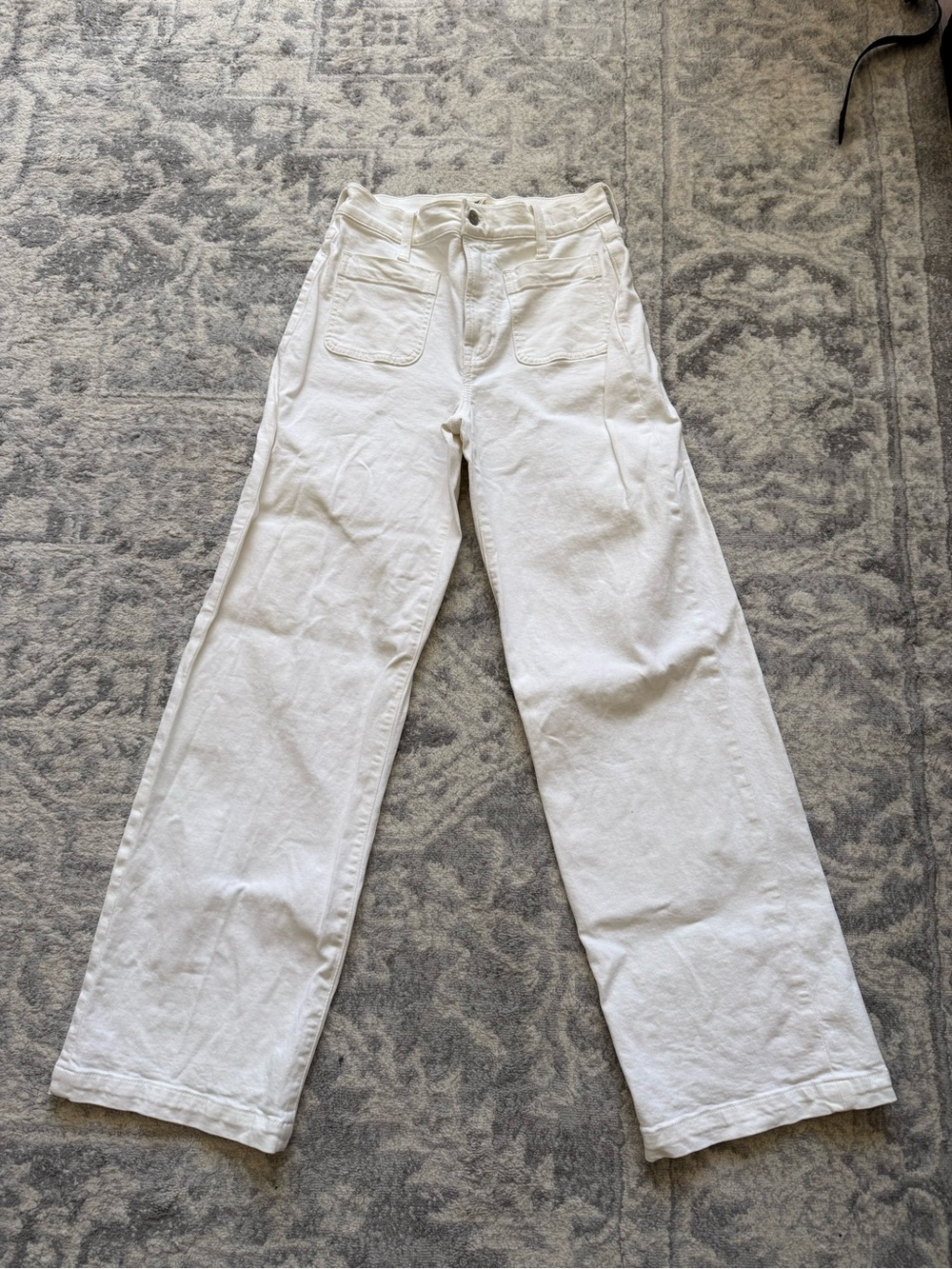 Madewell The Perfect Vintage Wide Leg Jean in White